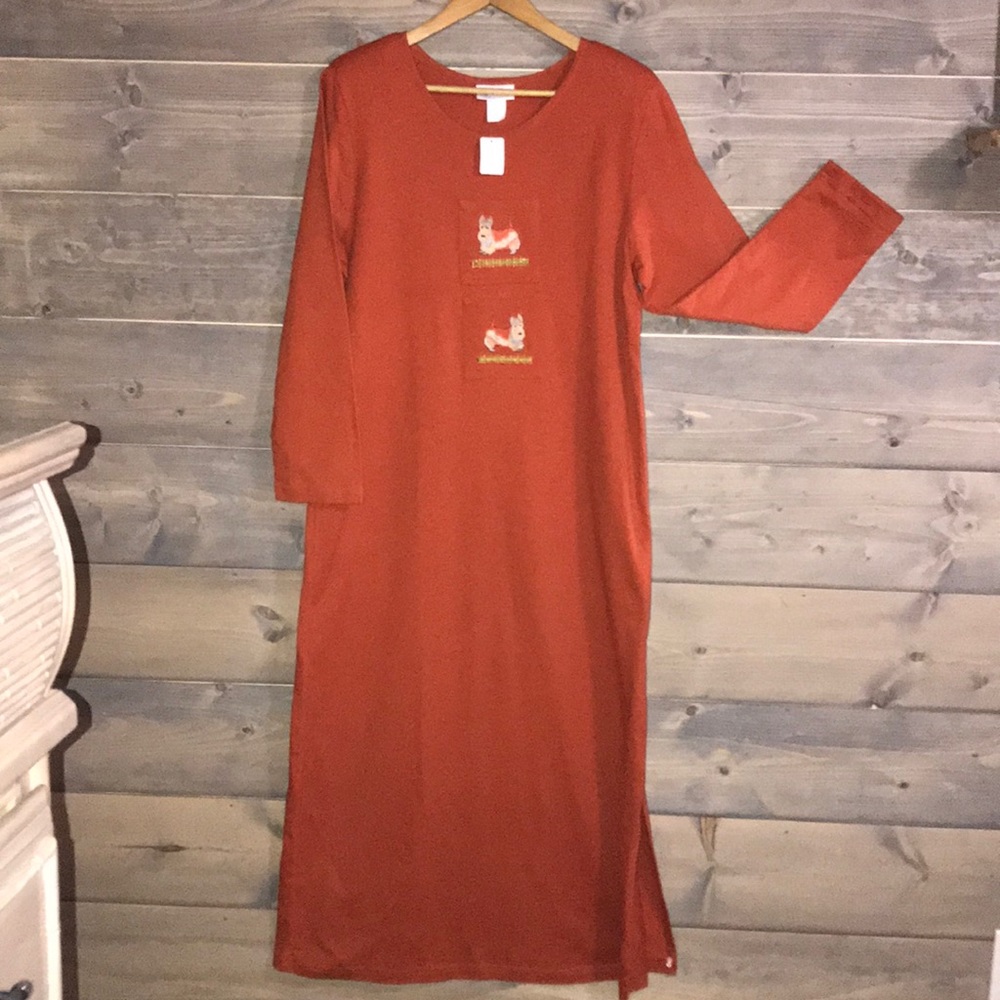 Scottie Dog maxi dress NWT